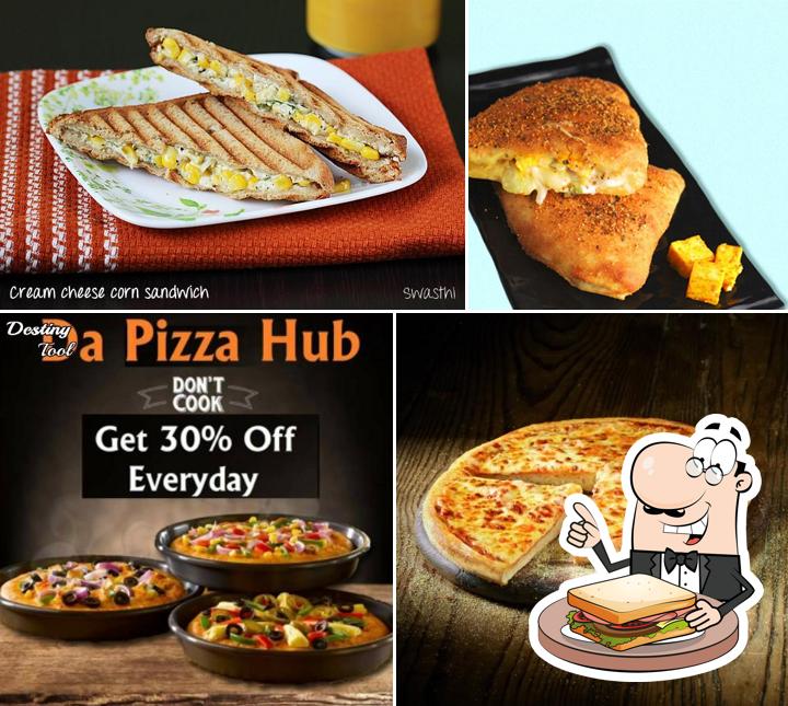 Grilled cheese sandwich at Da Pizza Hub,rohtak