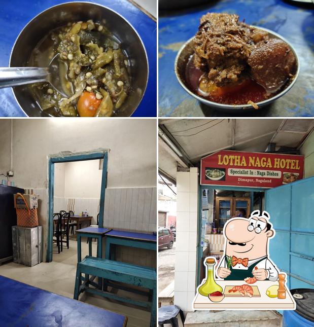 Get seafood at Lotha Naga Hotel