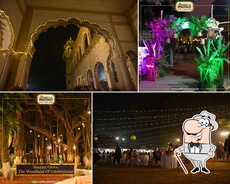 Enjoy the view at the outside area of The Mashaal Lawn and Indoor Banquets