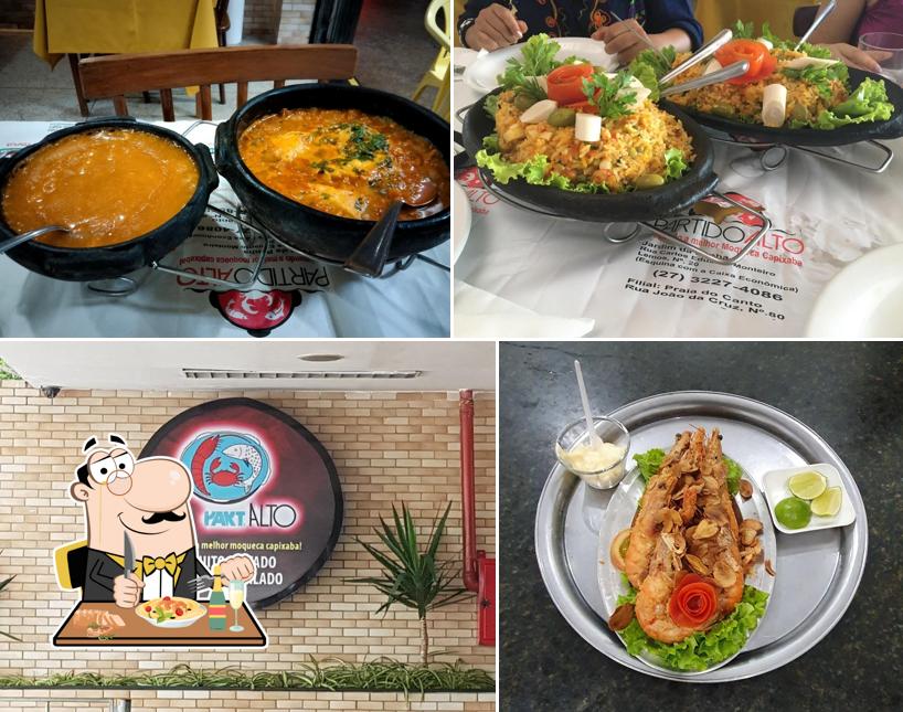 Platos en Restaurante Partido Alto