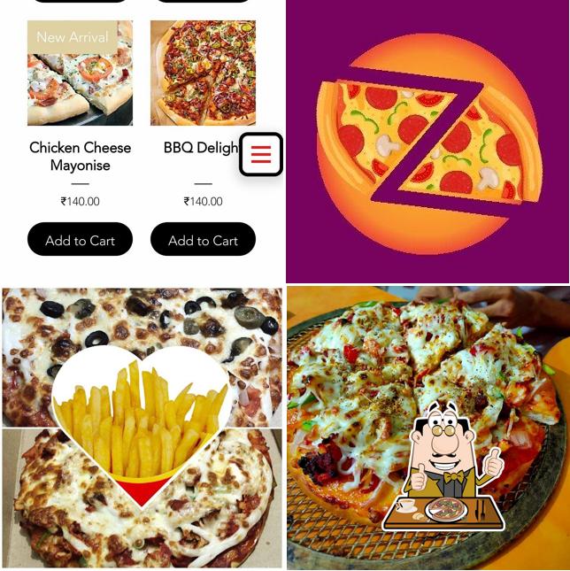 At Zaika Pizza Hub, you can try pizza