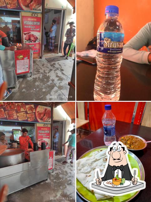 Food at Hyderabad Biryani