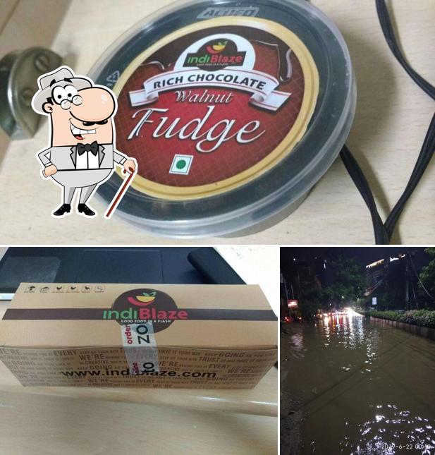 The exterior of Indiblaze Restaurant Gachibowli