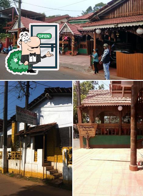 The exterior of Opapagaio Bar & Restaurant