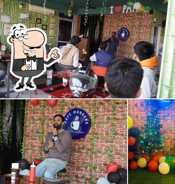 The interior of Cafe Mordere