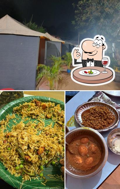 Check out the image displaying food and exterior at MGB restaurant