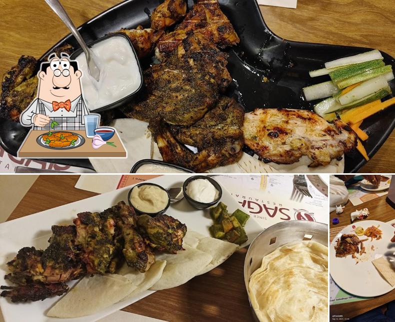 Chicken wings at Sagar Restaurant