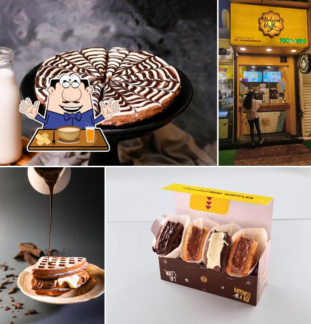 Food at The Belgian Waffle Co