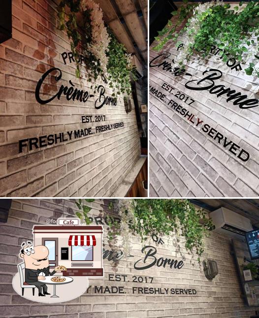 The exterior of Cremeborne Ice Creams & Desserts