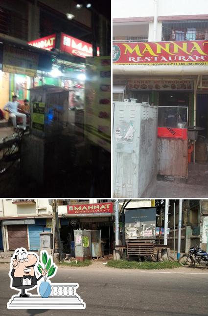 The exterior of Mannat Restaurant