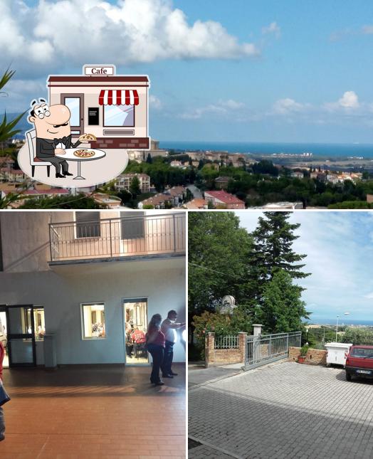 Goditi la vista dall'area esterna di Hotel Ristorante La Collina