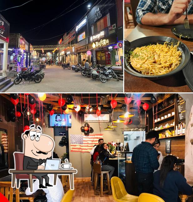 The interior of Big Mugs