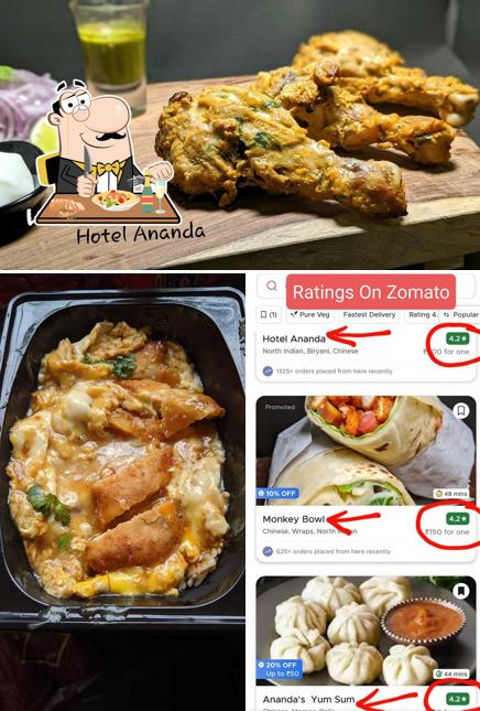 Meals at Hotel Ananda