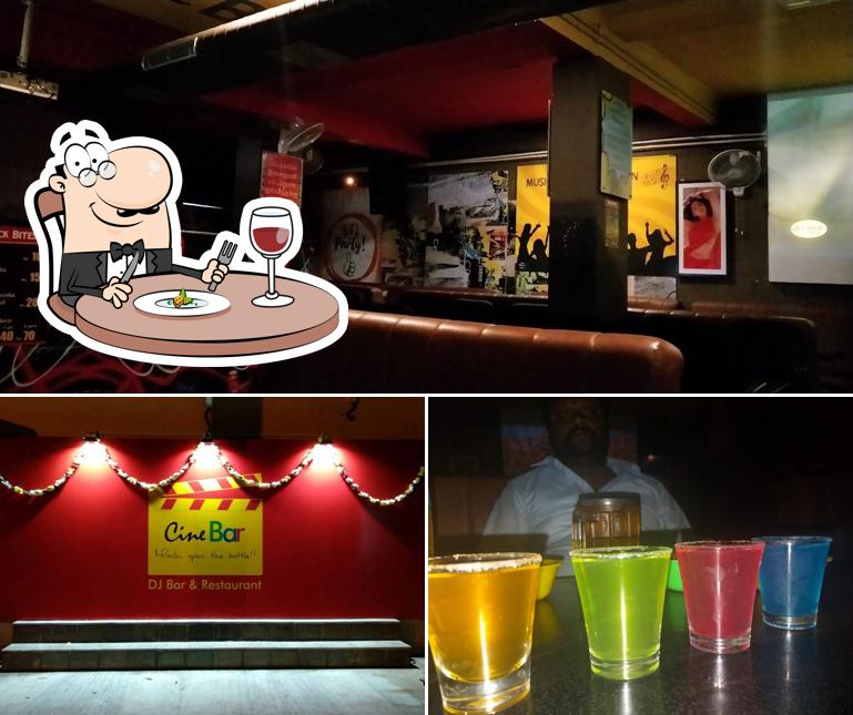 The picture of Cine Bar’s food and interior