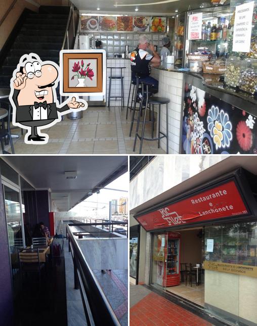 O interior do Ric Filet