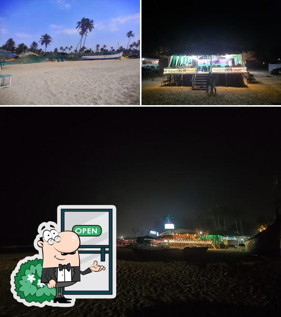 You can get some fresh air outside SILVER SPOON beach shack