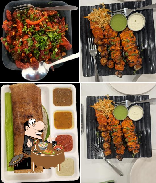 Food at Andhra Manju Restaurant