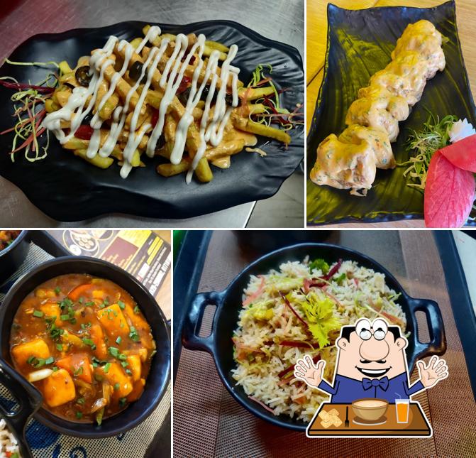 Food at Momo Magic Cafe