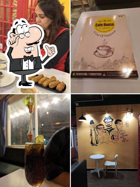 The interior of Cafe House Kolkata