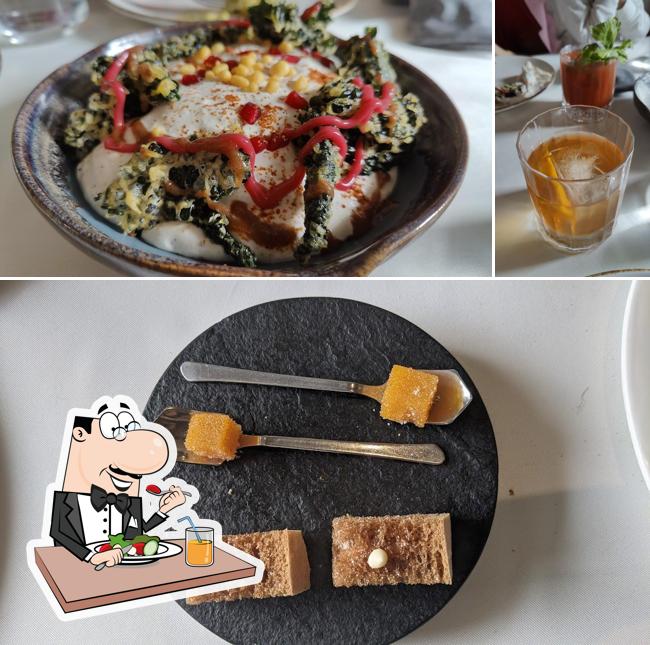 Among different things one can find food and beverage at ROOH