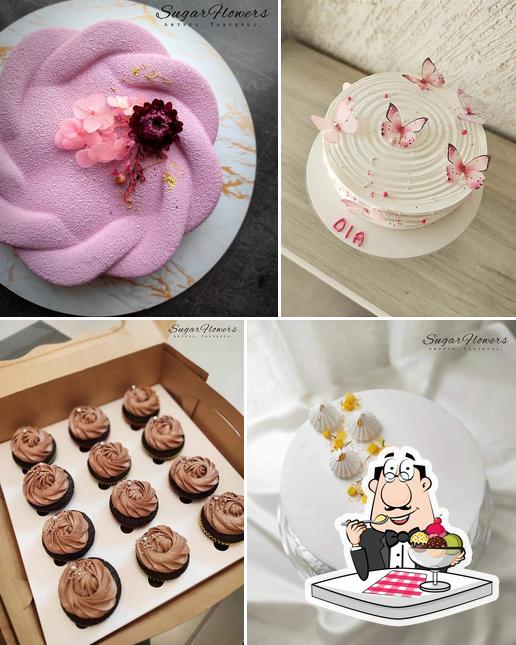 SugarFlowers Cakes provides a number of sweet dishes