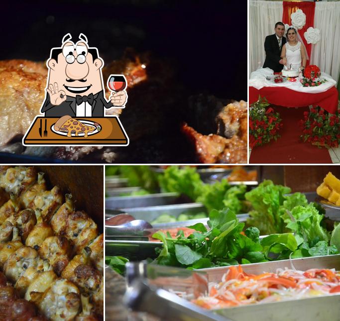 Experimente pizza no Churrascaria Querência