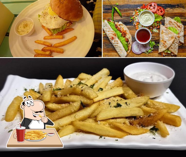 French fries at The Travel Cafe Gangtok