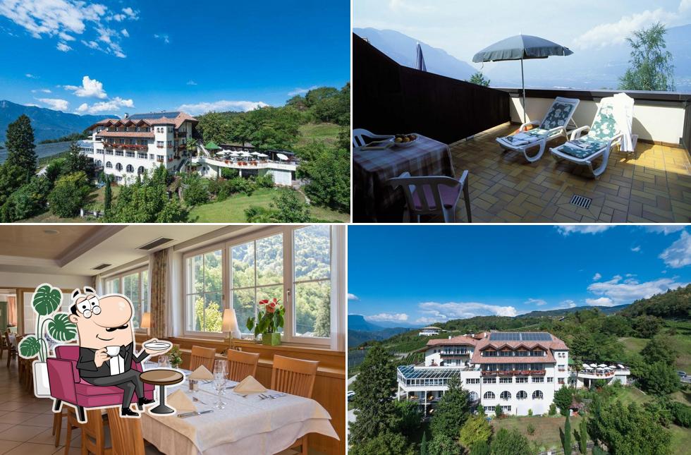 Questa è la immagine che raffigura la interni e esterno di Hotel - Restaurant Tenz