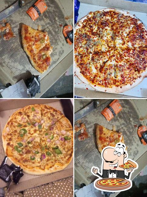 Pick pizza at Captain Sam's Pizza