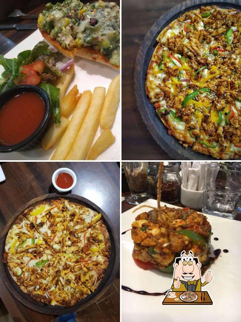 At Aromas, you can order pizza