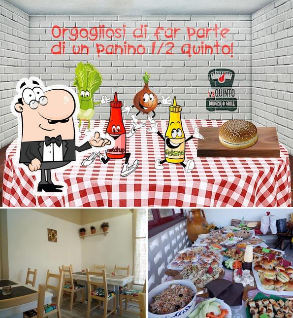 Gli interni di Mezzo Quinto