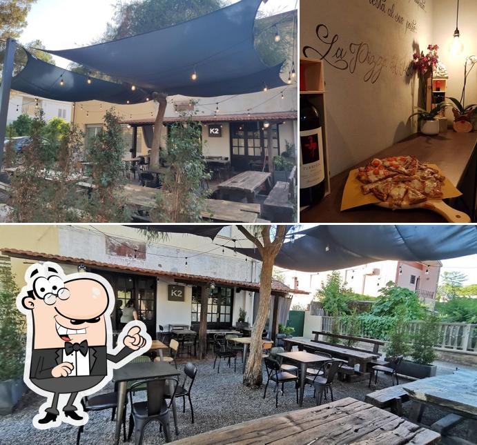 Gli esterni di Pizzeria K2