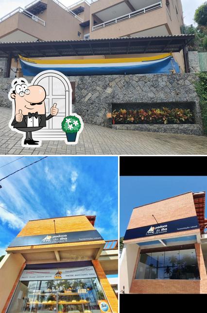 O exterior do Padoca da Ilha