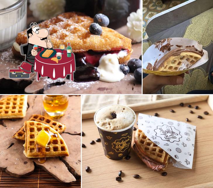 Waffles at The Belgian Waffle Co