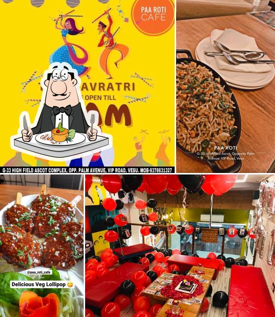 Meals at Paa Roti Cafe