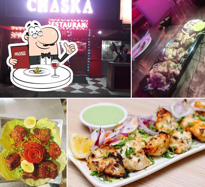 Food at Chaska Restaurant