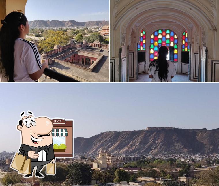 Enjoy the view at the outside area of Dinesh Pavitra Bhojnalya