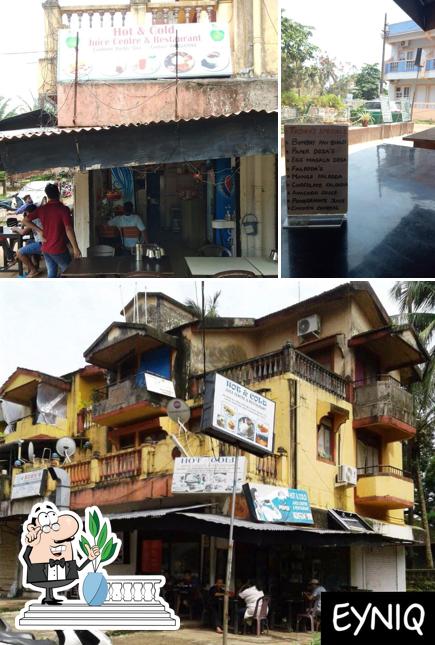 The exterior of Hot& Cold Juice Center & Restaurant