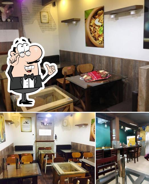 The interior of Biriyani Sulaimani Nadakkave