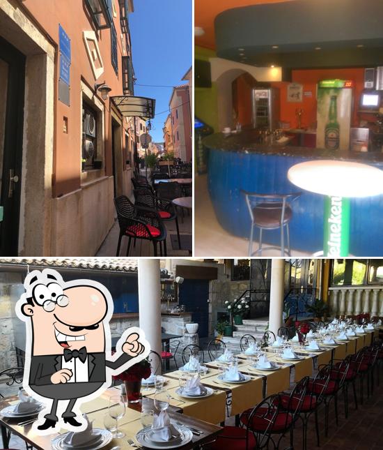 Gli interni di Bistro & Bar PINI