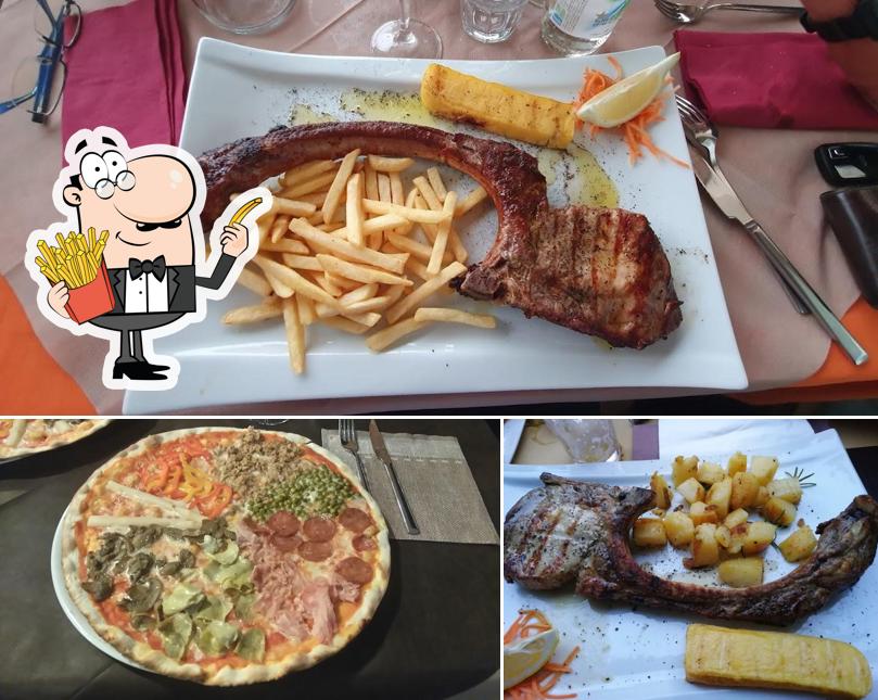 Prova a prendere un piatto di patatine a Pizzeria Trattoria Bar alle Fornaci