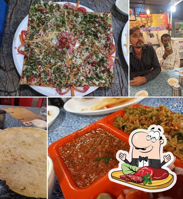 Beef carpaccio at Shiv Dosa Point & Pavbhaji