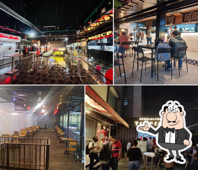 The interior of Street Food opposite DLF (Night Food)