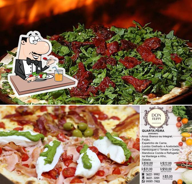 Comida em Restaurante E Pizzaria Don Filippi
