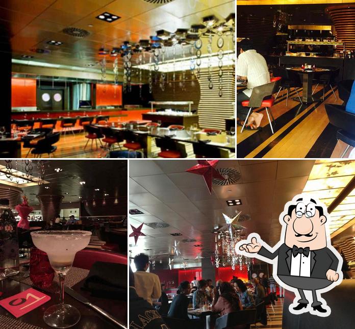 The interior of The One