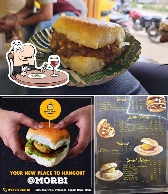 Pulled pork sandwich at Binharif Dabeli