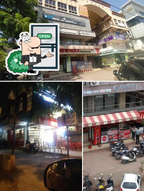 The exterior of New Alka Restaurant