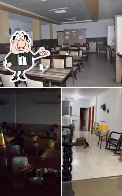 The interior of Vijaya Restaurant & Bar