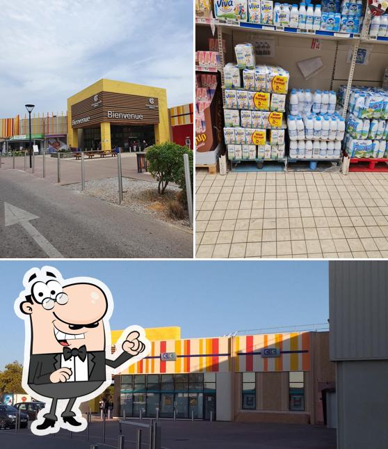 L'extérieur de Carrefour Sete Balaruc