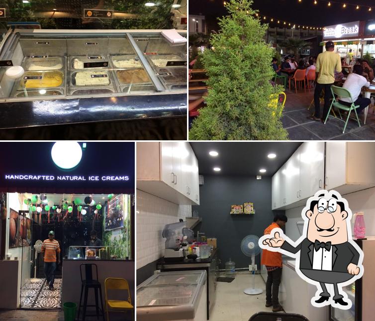 Check out how NiC natural ice cream,ROUTE 63,DRIVE IN looks inside